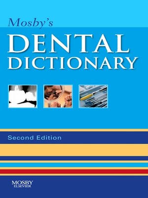 cover image of Mosby's Dental Dictionary--E-Book
